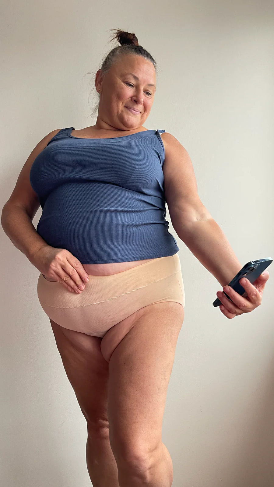 Cliente usando o produto